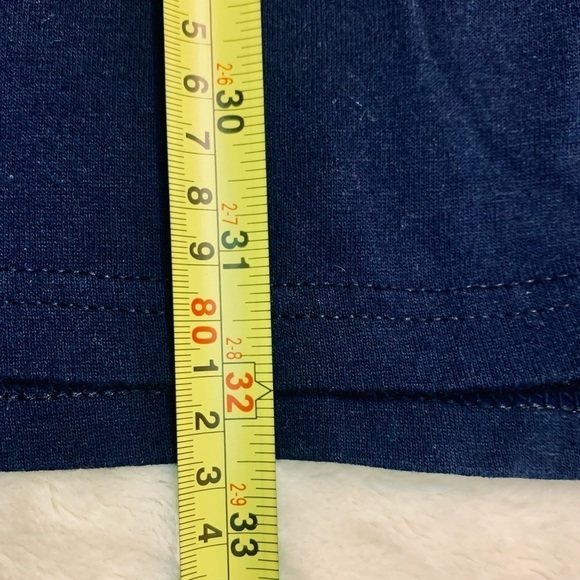 Endless Designs T-Shirt 2XL Navy Blue Embroidered Floral Design Cotton Poly - Picture 13 of 13